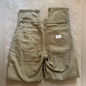 REI trailsmith canvas work pants womens size 6 green color